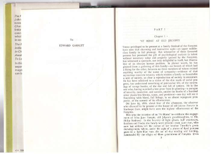 The Forsyte Saga  --  John Galsworthy