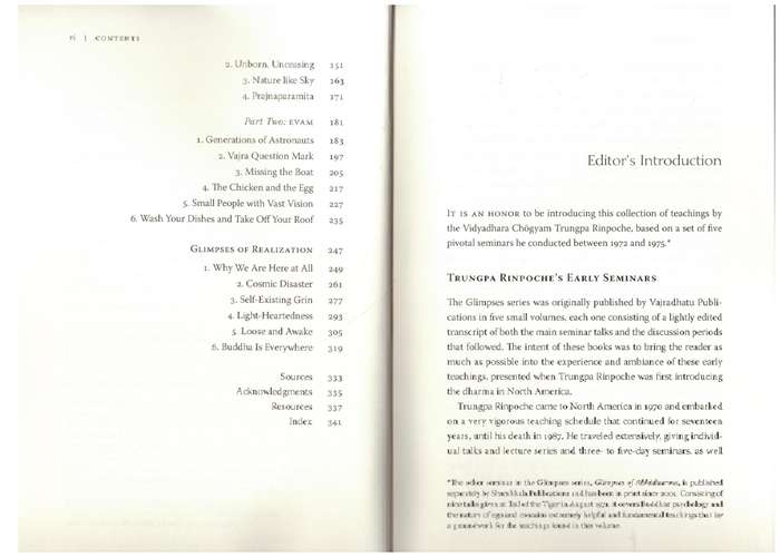 Glimpses of the Profound: Four Short Works -- Chogyam Trungpa
