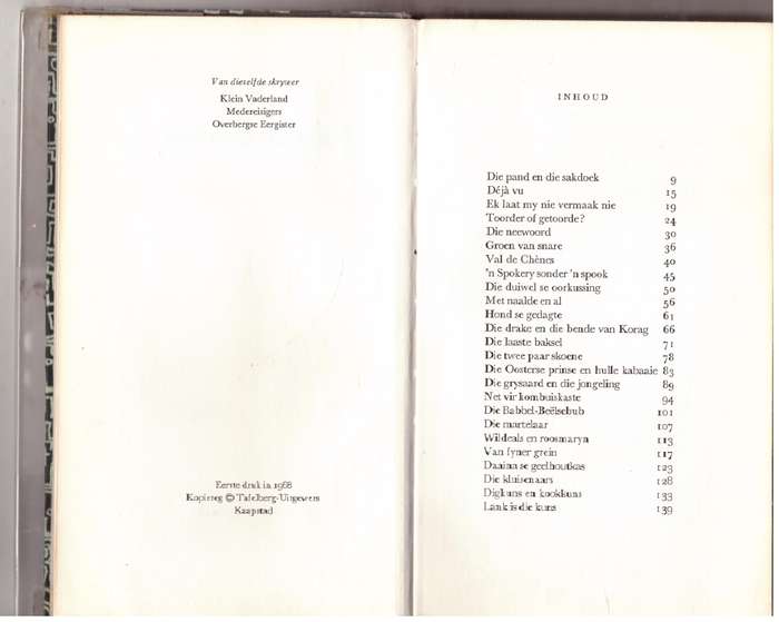 Goue fluit, goue fluit -- C. G. S. De Villiers
