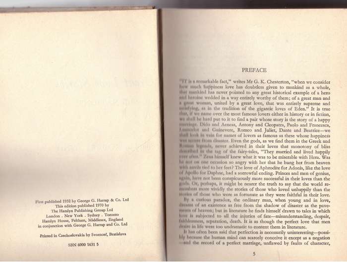Great Love Stories of All Nations -- Robert Lynd (Editor)