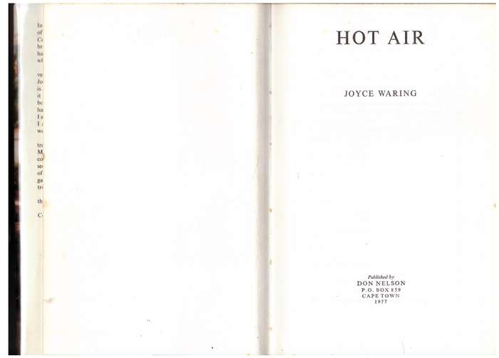 Hot Air  --  Joyce Waring