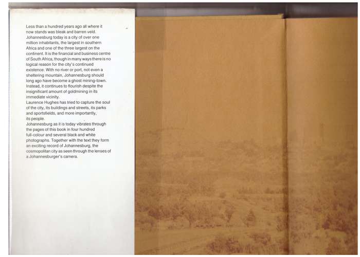 Johannesburg, the Cosmopolitan City  -- Laurence Hughes