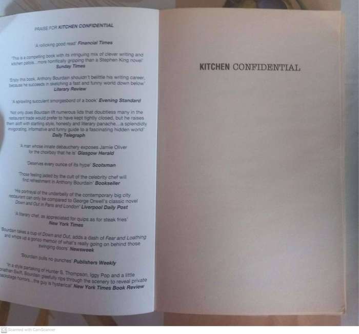 Kitchen Confidential - Anthony Bourdain