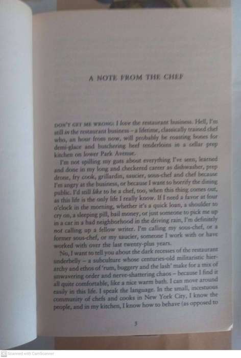 Kitchen Confidential - Anthony Bourdain