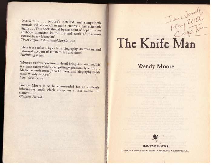 The Knife Man - Wendy Moore