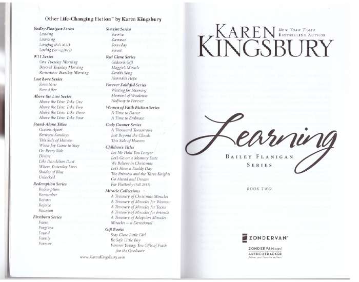 Learning -- Francine Rivers