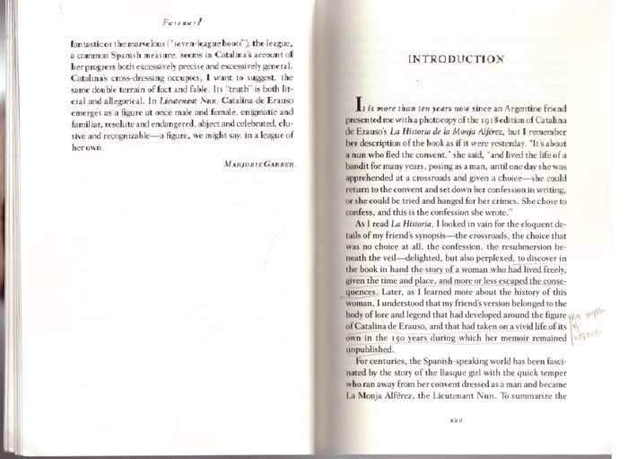 Lieutenant Nun: Memoir of a Basque Transvestite in the New World - Catalina De Erauso