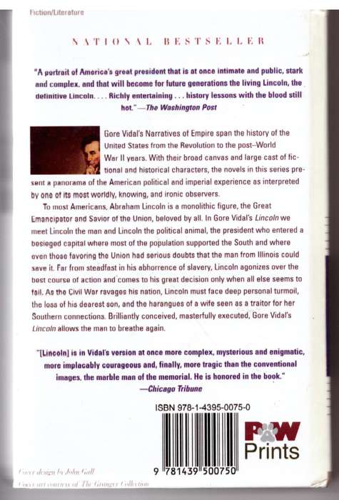 Lincoln: A Novel - Gore Vidal
