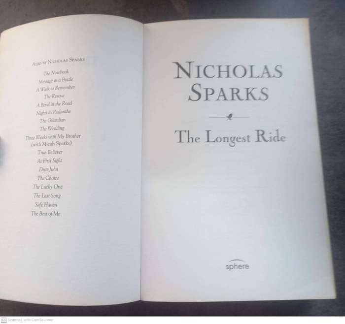 The Longest Ride - Nicholas Sparks