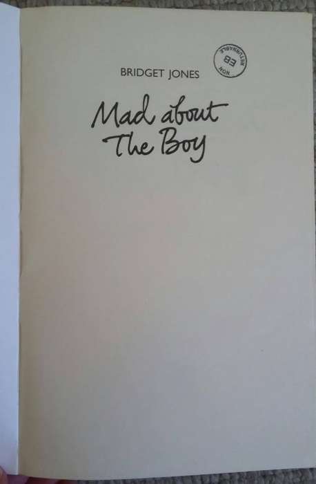 Bridget Jones Mad about The Boy - Helen Fielding