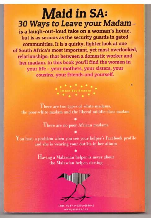Maid in SA: 30 Ways to Leave Your Madam - Zukiswa Wanner
