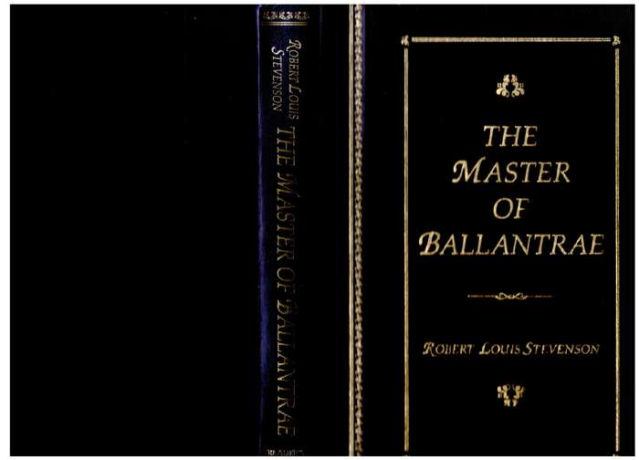 The Master of Ballantrae -- Robert Louis Stevenson