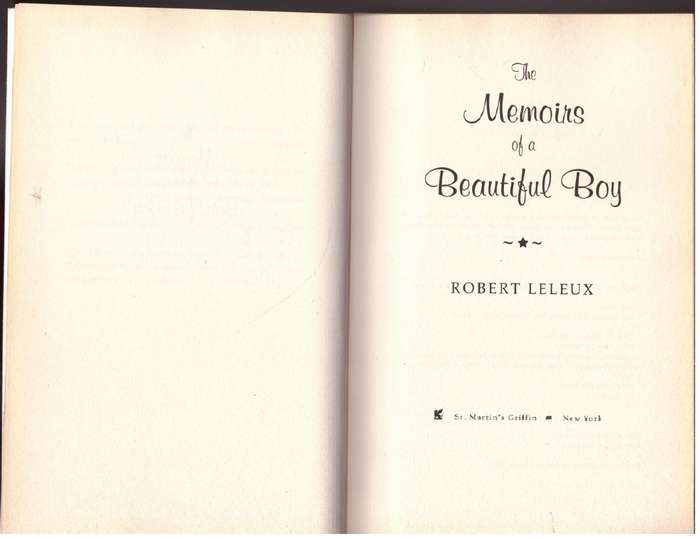 Memoirs of a Beautiful Boy - Robert Leleux