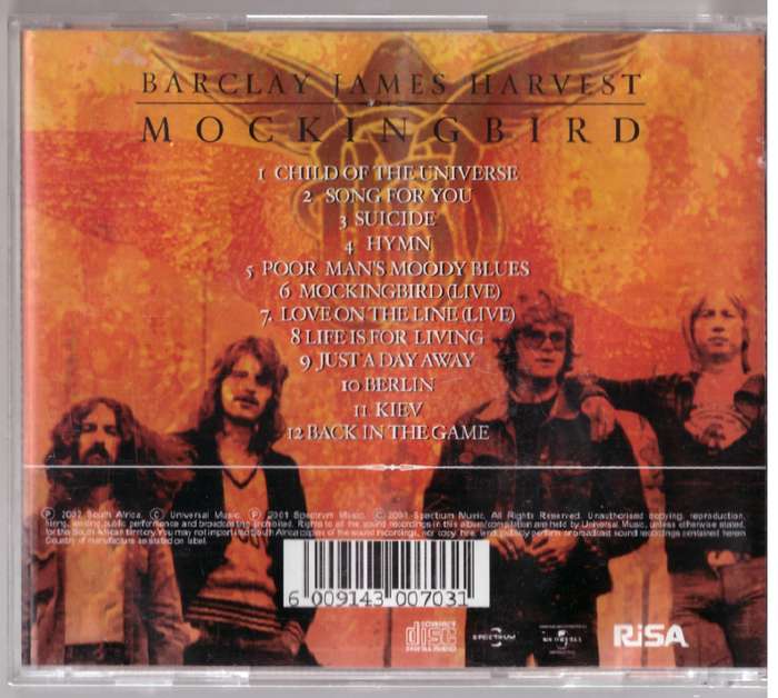 Barclay James Harvest  Mockingbird (CD)
