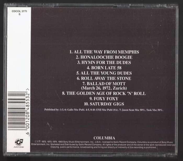 Mott The Hoople : Greatest Hits (CD)