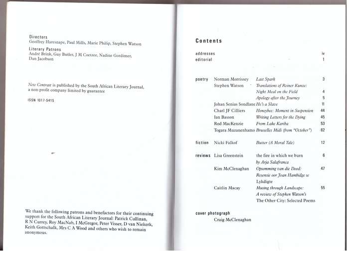 New Contrast 111 - Volume 28, Number 3, Winter 2000