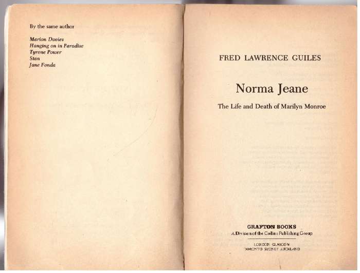 Norma Jean: Life and Death of Marilyn Monroe - Fred Lawrence Guiles
