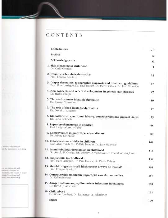 Pediatric Dermatology: Controversies and Current Concepts - Carlo Gelmetti [Editor]
