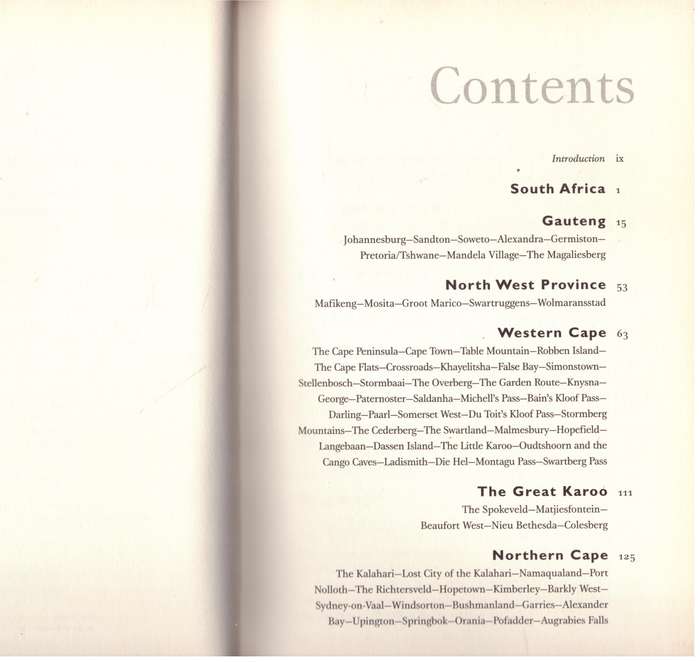 Place: A Collection of South African Travel and Landscape Quotations  --  Bridget Hilton-Barber