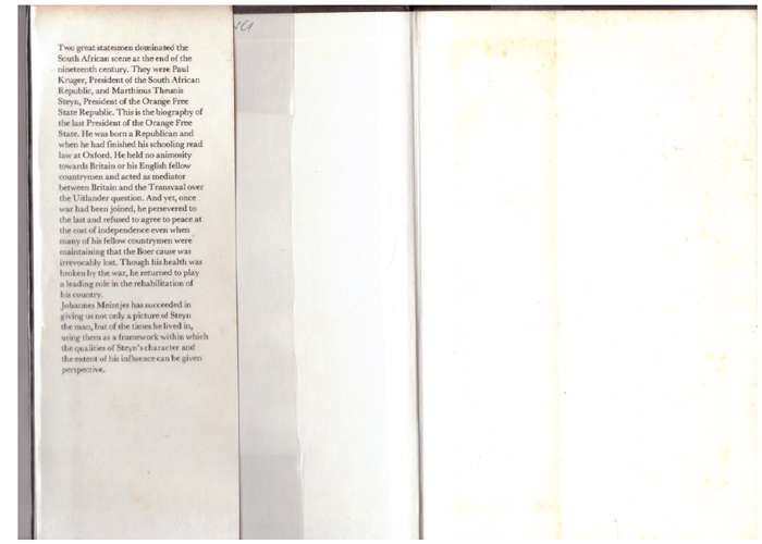 President Steyn: a biography - Johannes Meintjes