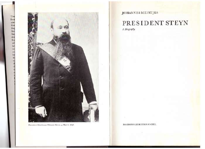 President Steyn: a biography - Johannes Meintjes