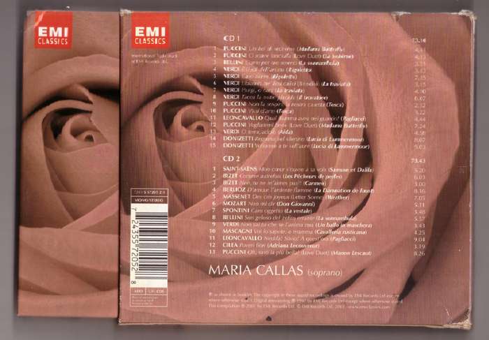 Maria Callas  Romantic Callas (CD)