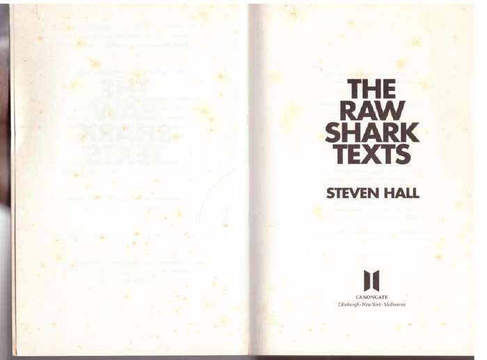 The Raw Shark Texts - Steven Hall