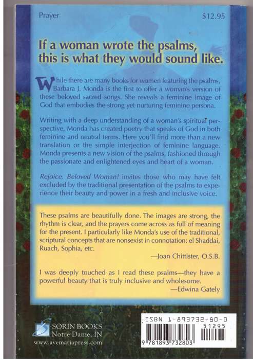 Rejoice, Beloved Woman!: The Psalms Revisioned - Barbara J. Monda