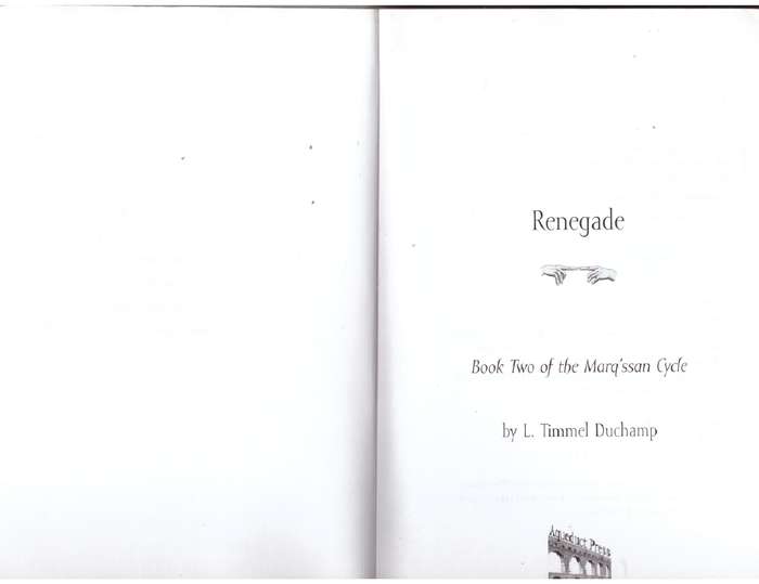 Renegade (Marq'ssan Cycle, Book 2)  --  L. Timmel Duchamp