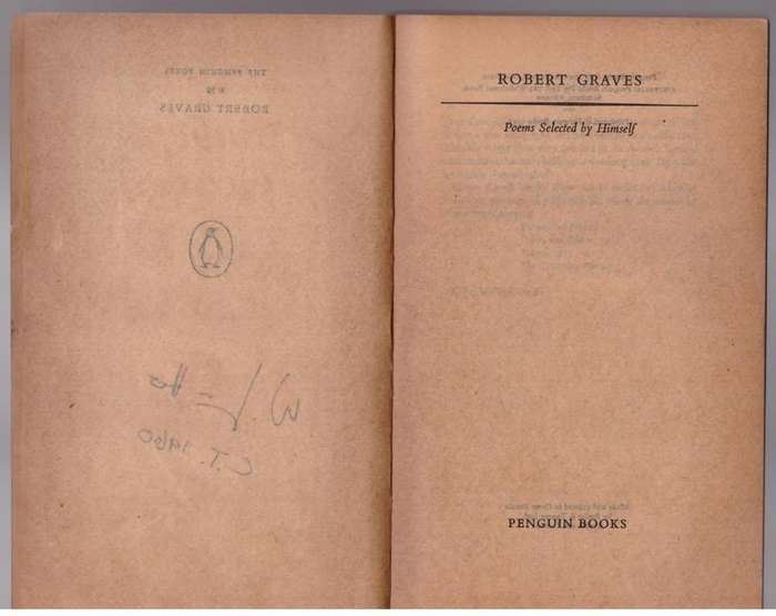 Robert Graves: Poems Selected by Himself