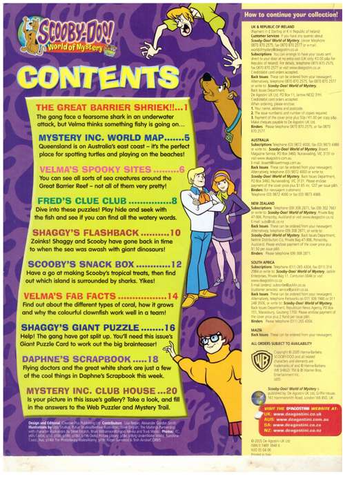 Scooby-Doo! World of Mystery #30: Australia - Great Barrier Reef