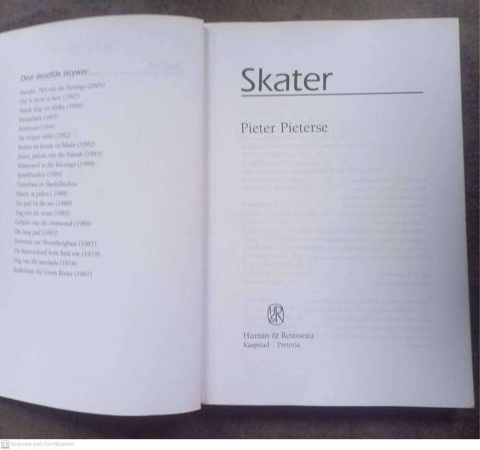 Skater  Pieter Pieterse