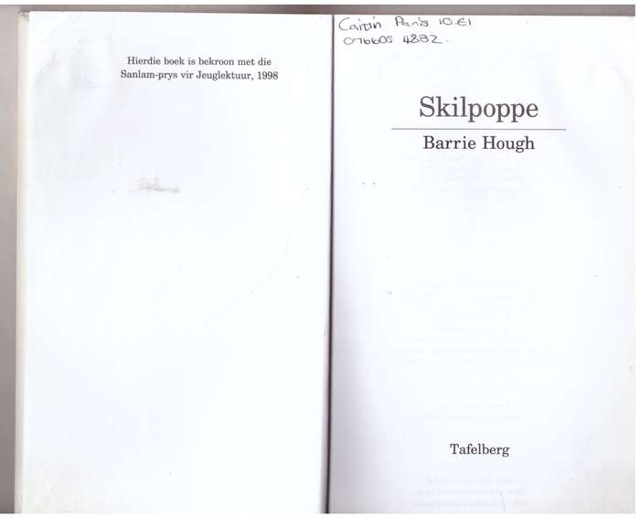Skilpoppe -- Barrie Hough