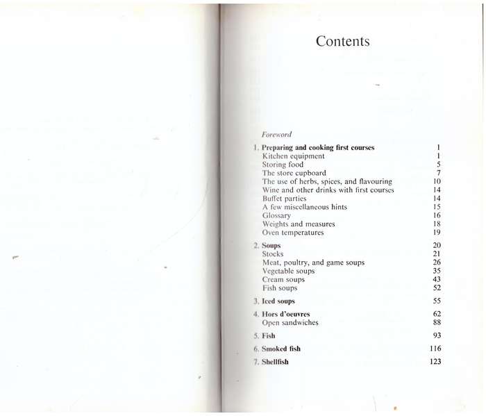 Soups and Starters  --  Marika Hanbury-Tenison