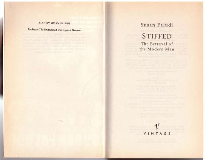 Stiffed: The Betrayal of Modern Man - Susan Faludi