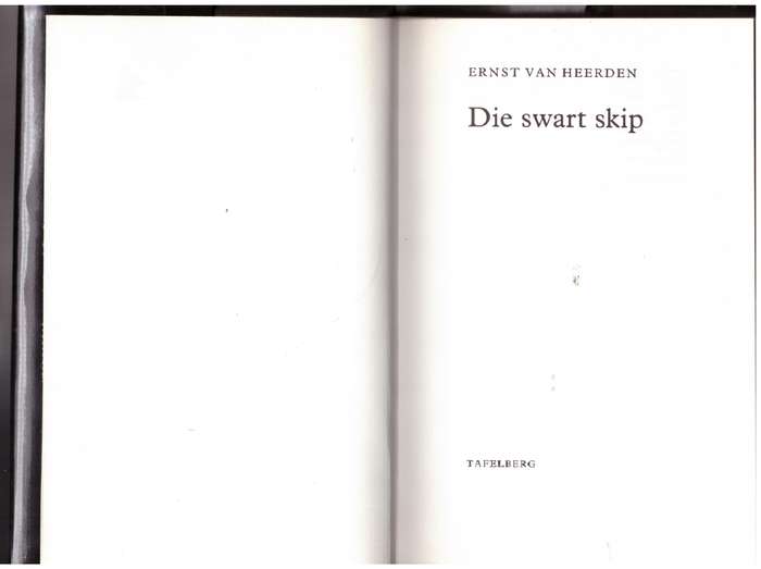 Die Swart Skip -- Ernst Van Heerden