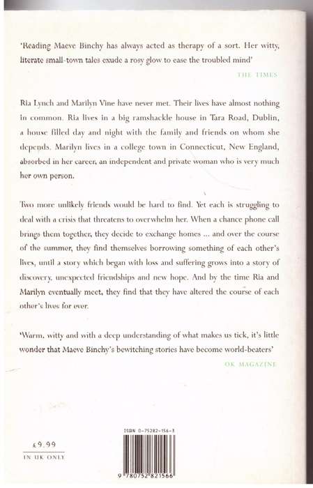 Tara Road: A Novel - Maeve Binchy