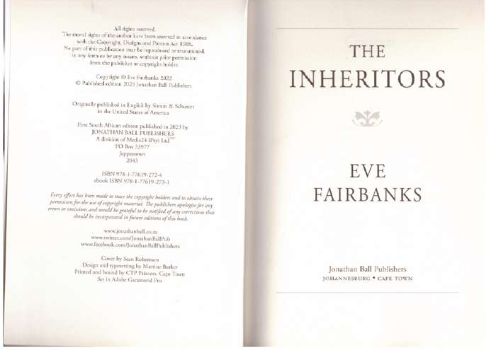 The Inheritors: An Intimate Portrait Of A Brave And Bewildered Nation  - Eve Fairbanks