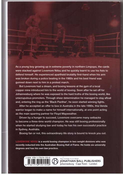Tough Love: How a Limpopo Homeboy Became a World Champ Turned Lawyer  - Lovemore Ndou
