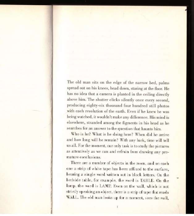 Travels in the Scriptorium: A Novel  -- Paul Auster