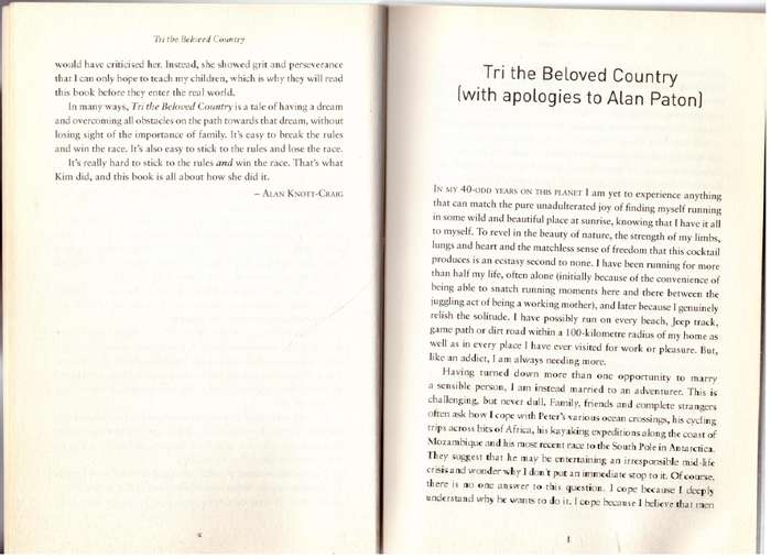 Tri the Beloved Country - Kim Van Kets