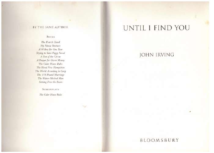 Until I Find You - John Irving