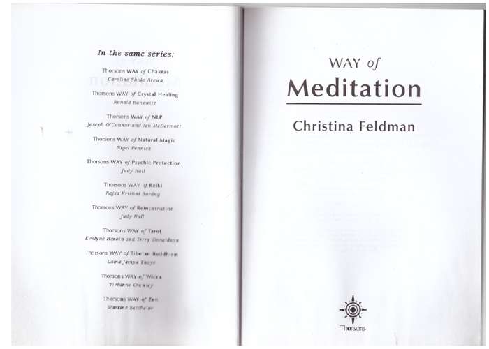 Way of Meditation - Christina Feldman