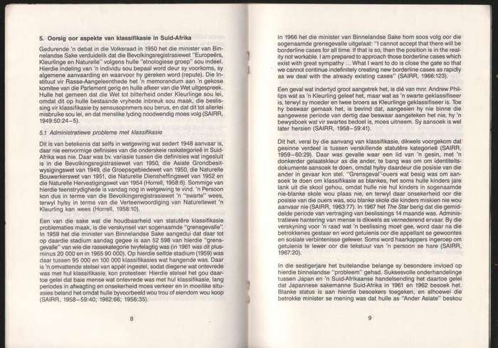Die Wet Het Van My `n Kleurling Gemaak -- Dr. N. S. Jansen Van Rensburg