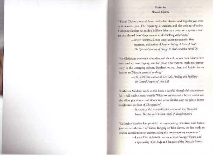 Wicca's Charm: Understanding the Spiritual Hunger - Catherine Sanders