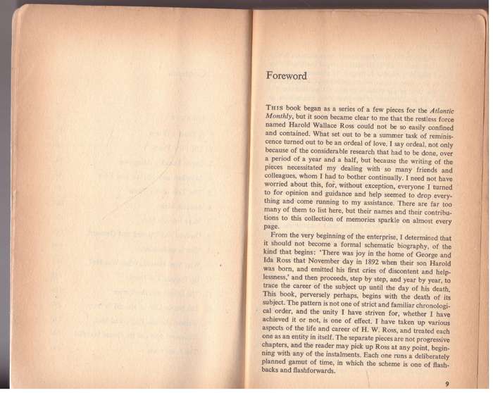 The Years with Ross  --  James Thurber
