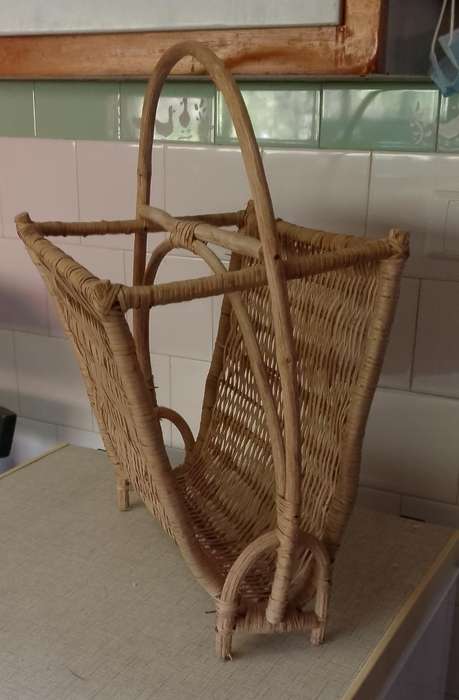 A cane magazine rack