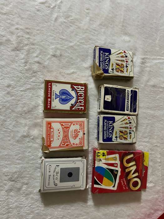 Playing cards lot