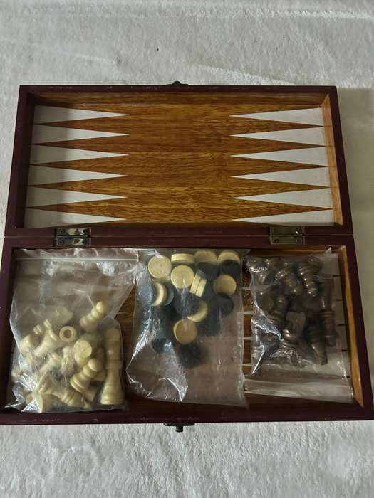 Wooden chess set