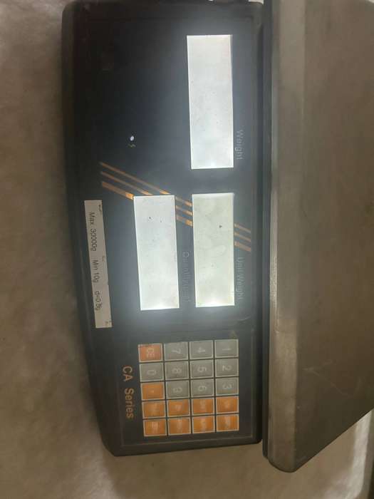 Pricing Scale - switch faulty